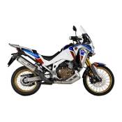 Silencieux Akrapovic titane embout carbone Honda CRF1100L Africa Twin