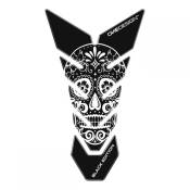 ProtÃ¨ge rÃ©servoir Onedesign Black Edition Skull 2 noir/blanc