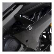Tampons de protection R&G Racing Aero noir Yamaha YZF-R 125 19-20