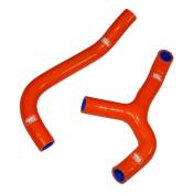 Durites de radiateur Samco Sport type origine KTM 65 SX 16-18 orange (