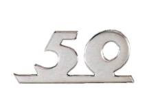 Logo 50cc chromé