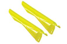 Protections de fourche (x2) 735 mm jaune YCF Pit Bike / Dirt Bike