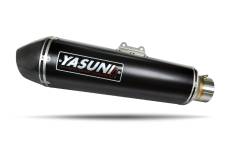 Pot d'échappement Yamaha Tricity 125cc Yasuni 4 Black Carbone