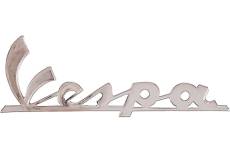 Logo Vespa chromé 120mm x 35mm