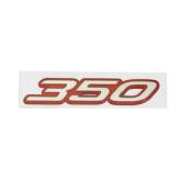 Autocollant logo "350" - pièce origine Piaggio MP3 350cc