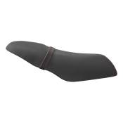 Couvre selle Piaggio ZIP 2T H2O 2006> Noire / Couture rouge (antidÃ©ra