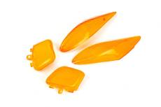 Cabochons de clignotants MBK Rocket orange