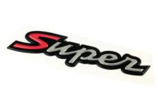 Logo arrière "Super" à coller 110x20mm Vespa GTS/GTS Super 125-300cc