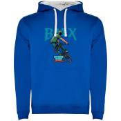 Kruskis Bmx Extreme Bicolor Hoodie Bleu 2XL Homme