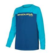 Endura Burner Mt500 Print Long Sleeve Enduro Jersey Bleu 9-10 Years Garçon