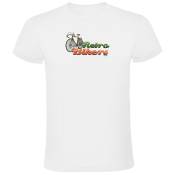 Kruskis Retro Bikers Short Sleeve T-shirt Blanc 2XL Homme