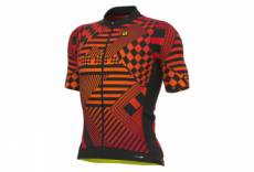 Maillot manches courtes ale checker rouge