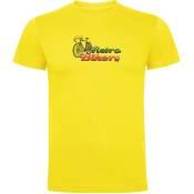 Kruskis Retro Bikers Short Sleeve T-shirt Jaune 2XL Homme