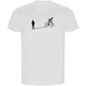 Kruskis Shadow Bike Eco Short Sleeve T-shirt Blanc S Homme