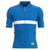 Santini Bonette Tour De France Official General Leader 2024 Short Sleeve Jersey Bleu L Homme