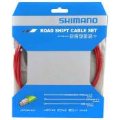 Shimano Optislik Cable And Case Kit Rouge