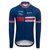 Kalas Great Britain Cycling Team Long Sleeve Jersey Multicolore 2XL Homme