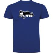 Kruskis Extreme Mtb Short Sleeve T-shirt Bleu S Homme