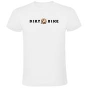 Kruskis Dirt Bike Short Sleeve T-shirt Blanc L Homme