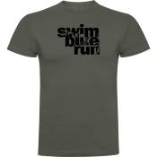 Kruskis Word Triathlon Short Sleeve T-shirt Vert XL Homme