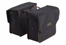 Paire de sacoches de porte bagages elops 500 2 x 20l noir