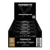 Powergym Energy Bars 40gr Box Salty Nuts 24 Units Noir