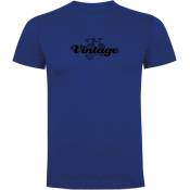 Kruskis Vintage Short Sleeve T-shirt Bleu 3XL Homme