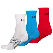 Endura Coolmax® Race Socks 3 Pairs Multicolore EU 42.5-47 Homme
