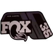 Fox 26 Performance Series 2021 Sticker Noir