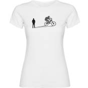 Kruskis Mtb Shadow Short Sleeve T-shirt Blanc M Femme