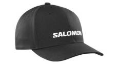 Casquette salomon logo noir unisexe