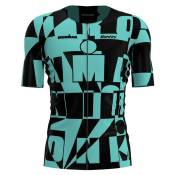 Santini Enigma X Ironman 2024 Short Sleeve Triathlon Jersey Vert S Homme