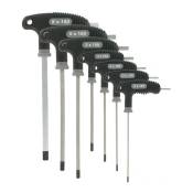 Var Set Of 7 P Handled Hex Wrenches Tool Noir