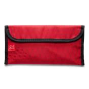 Chrome Large Utility Pouch Rouge