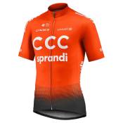 Giant Ccc Team Replica Short Sleeve Jersey Orange XL Homme