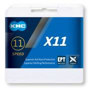Kmc X11 Ept Mtb Chain Argenté 118 Links