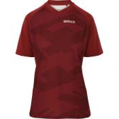 Briko Adventure Camo Short Sleeve T-shirt Rouge S Femme