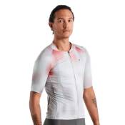 Specialized Sl Air Distortion Short Sleeve Jersey Blanc S Homme