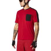 Fox Racing Mtb Ranger Drirelease® Henley Short Sleeve T-shirt Rouge S Homme