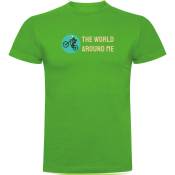 Kruskis The World Around Me Short Sleeve T-shirt Vert 2XL Homme