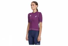 Maillot manches courtes maap training jersey dark plume violet