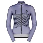 Scott Rc Team Warm Graphics Long Sleeve Jersey Violet XL Femme