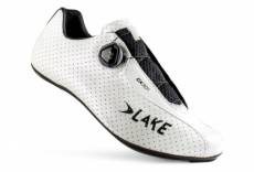 Chaussures route lake cx301 x blanc noir version large