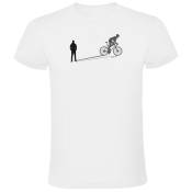 Kruskis Bike Shadow Short Sleeve T-shirt Blanc 2XL Homme
