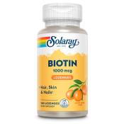 Solaray Biotin 1000mcgr 100 Units Orange Blanc