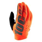 100percent Brisker Long Gloves Orange XL