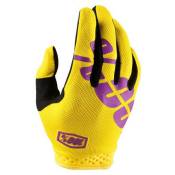 100percent Itrack Long Gloves Jaune 2XL Homme