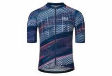 Maillot manches courtes void abstract bleu