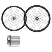 Campagnolo Shamal C21 2-way Fit Carbon Disc Tubeless Road Wheel Set Noir 12 x 100 / 12 x 142 mm / Campagnolo