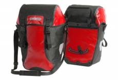 Paire de sacoches de porte bagage ortlieb bike packer classic 40l rouge noir